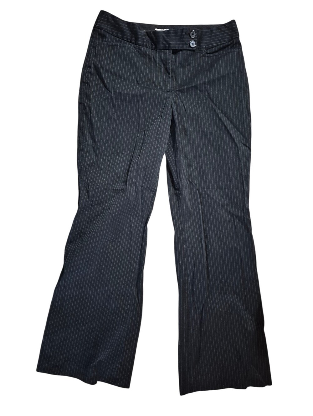 White House Black Market Pinstripe Flared Dress Pants